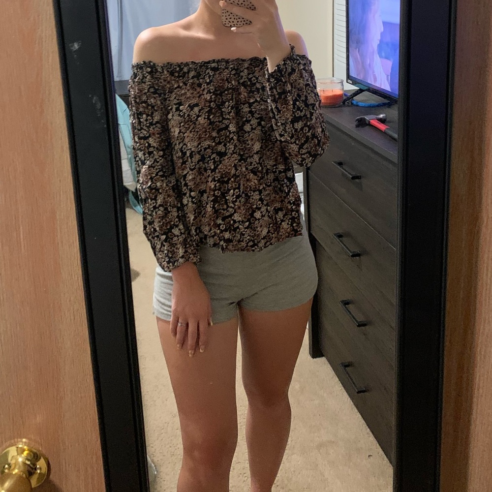 Floral Off the Shoulder Top